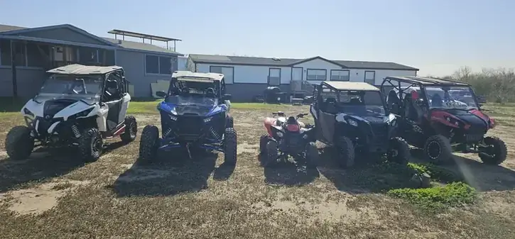 UTV side-by-side rental fleet at 281 Country Club San Antonio TX